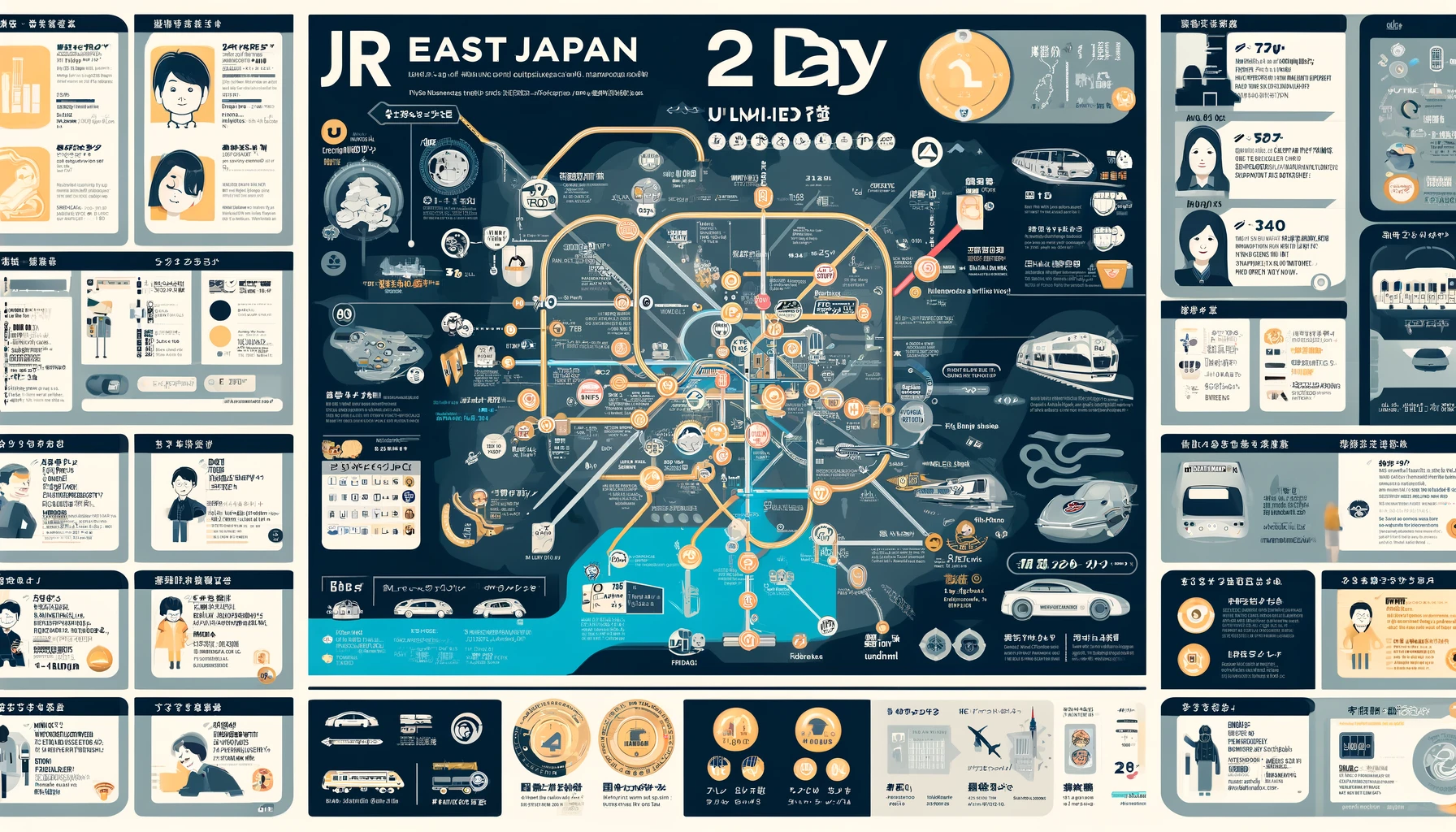 JR東日本 2日間乗り放題の利用法